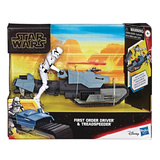 Φιγούρες Star Wars Galaxy of Adventures First Order Driver And Treadspeeder - Hasbro #E3030