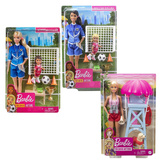 Barbie Σετ αθλητικά Επαγγέλματα (3 σχέδια) - Mattel #GLM53