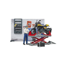 Συνεργείο για μηχανές με μηχανικό και Ducati - Bruder #62102