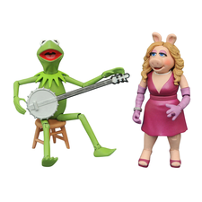Σετ Φιγούρες Kermit &amp; Miss Piggy (Muppets) – Diamond Select #209307