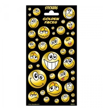 Αυτοκόλλητα Golden Faces - Funny Products #100312
