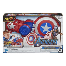 Nerf Power Moves Marvel Avengers: Captain America - Hasbro #E7375