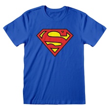 T-shirt Superman - Logo (Μπλε/M) - Heritage #SUP00005TSB 