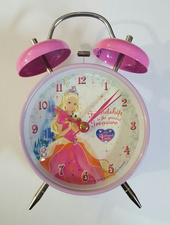 Ρολόι-ξυπνητήρι Barbie Diamond Castle