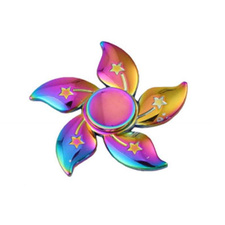 Spinner λουλούδι ιριδίζον με μεταλλική θήκη #HOP-25