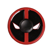 Spinner Deadpool μαύρο με κόκκινο μεταλλικό σε blister #HOP-40