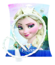 Σετ Ψεύτικα Μαλλιά, Μενταγιόν και Δαχτυλίδι Elsa (Frozen)
