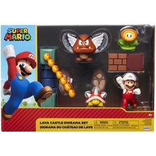 Σετ διόραμα5 φιγ.Super Mario Lava Castle (Super Mario)Jakks Pacific #40015