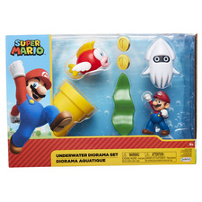 Σετ διόραμα με 5 φιγούρες Super Mario Underwater - Jakks Pacific #40016