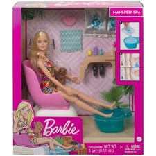 Barbie Wellness Mani-Pedi Spa - Ινστιτούτο Μανικιούρ - Mattel #GHN07