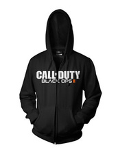 Ζακέτα φούτερ με κουκούλα Call Of Duty Black Ops II μαύρη size: XL