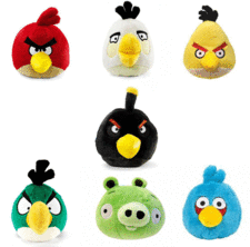 Λούτρινα Angry Birds Space (Σετ 7 Τεμαχίων) 10 εκ. #LAN05775G