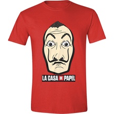 T-shirt Mask and Logo Size: L (La Casa De Papel) #TIM00608-L