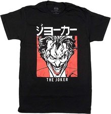 T-Shirt Dc Comics: Batman - Joker Japanese Μαύρο #TIM04801-L