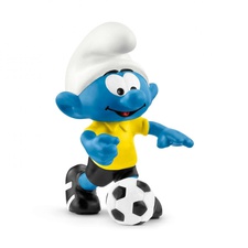 Μινιατούρα Στρουμφάκι ποδοσφαιριστής με μπάλα (Smurfs) - Schleich-S #SC20806