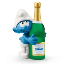 Μινιατούρα Στρουμφάκι που κρατάει μπουκάλι (Smurfs) - Schleich-S #SC20821