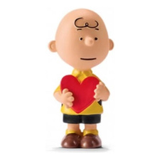 Μινιατούρα Charlie Brown με καρδιά (Peanuts) - Schleich-S #SC22066