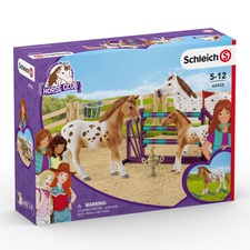 Σετ παιχνιδιού άλογα και αξεσουάρ εκπαίδευσης της Λίζα - Schleich-S #SC42433