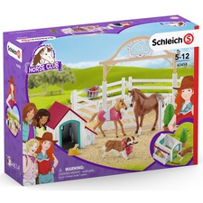 Σετ παιχνιδιού άλογα και σκύλος της Χάνα - Schleich-S #SC42458