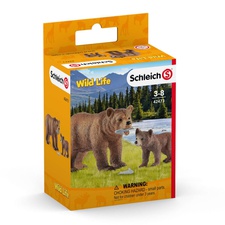 Σετ παιχνιδιού μινιατούρες αρκούδα με το αρκουδάκι της - Schleich-S #SC42473
