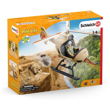 Σετ παιχνιδιού ελικόπτερο διάσωσης ζώων - Schleich-S #SC42476