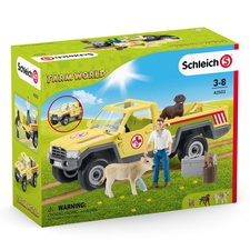 Σετ παιχνιδιού κτηνιατρική μονάδα με ζωάκια - Schleich-S #SC42503