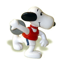 Μινιατούρα Snoopy δισκοβόλος (Peanuts) - Schleich #00114