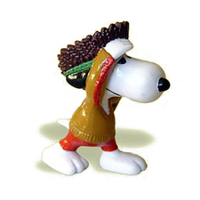 Μινιατούρα Snoopy ινδιάνος (Peanuts) - Schleich #00115
