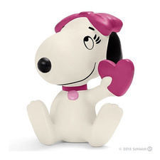 Μινιατούρα Snoopy κορίτσι με καρδιά (Peanuts) - Schleich #22030