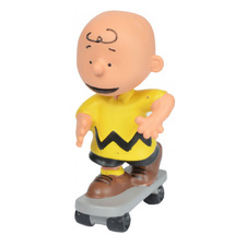 Μινιατούρα Charlie Brown με skate - Schleich #22076