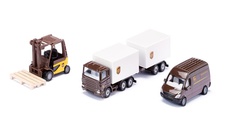 Σετ οχήματα UPS Logistics σε κουτί δώρου - Siku #6324