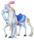 Κούκλα Disney Princess Άλογο σε 2 Σχέδια