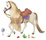 Κούκλα Disney Princess Άλογο σε 2 Σχέδια