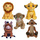 Λούτρινα Lion King  30εκ (5 σχέδια) #WL071146