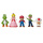 Σετ 5 φιγούρες Super Mario (Nintendo Super Mario) - Jakks Pacific #40090