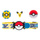 Pokemon - Clip N Go Poke Ball με ζώνη W15 (2 σχέδια) – Jazwares #95283-W15