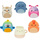 Squishmallows - Λούτρινα Wave 3A (6 σχέδια) 19εκ - Jazwares #SQCR04065-W3