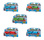 Μηχανοκίνητα Τρένα με βαγόνι - Thomas & Friends (5 σχέδια) - Mattel #BMK87