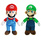 Λούτρινα Super Mario &amp; Luigi (2 Σχέδια) #GOL13769