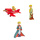 Μινιατούρες Little Prince (Σετ 3 τεμάχια) - Plastoy #61040