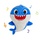 Λούτρινα Baby Shark με ήχο (3 σχέδια) 37εκ - Play by Play #760019282