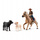 Σετ παιχνιδιού Καουμπόι με άλογο, σκύλο, μοσχαράκι - Schleich-S #SC42578