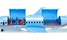 Επιβατικό Αεροπλάνο με διάφορα αξεσουάρ - Siku #5402