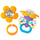 Κουδουνίστρα λουλούδι με χάντρες μωβ - Yookidoo #40151