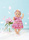 Φόρεμα με κονκάρδες Baby born - Zapf #700730