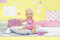 Κούκλα My Little Baby born με μπουρνουζάκι - Zapf #825341