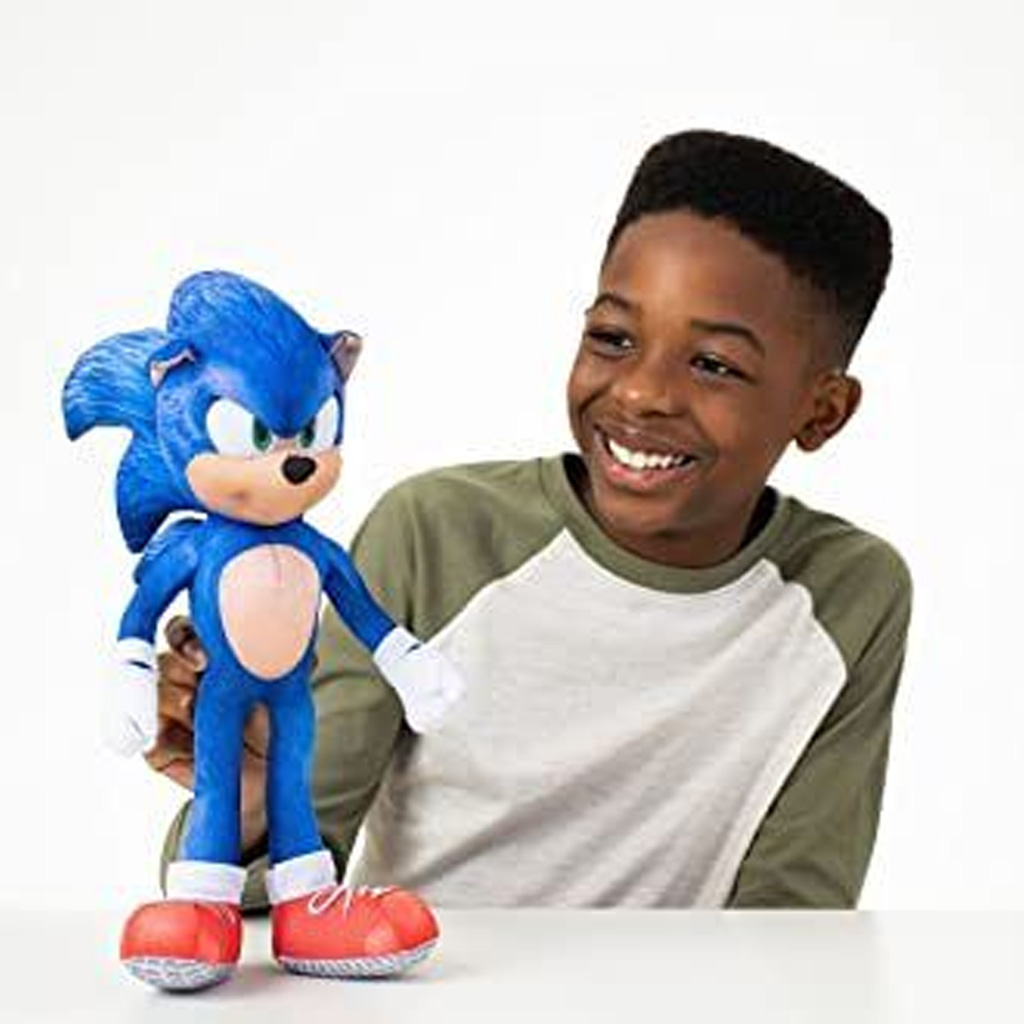 Λούτρινο Sonic με ήχους (Sonic the Hedgehog movie) 32,5εκ - Jakks Pacific  #41277