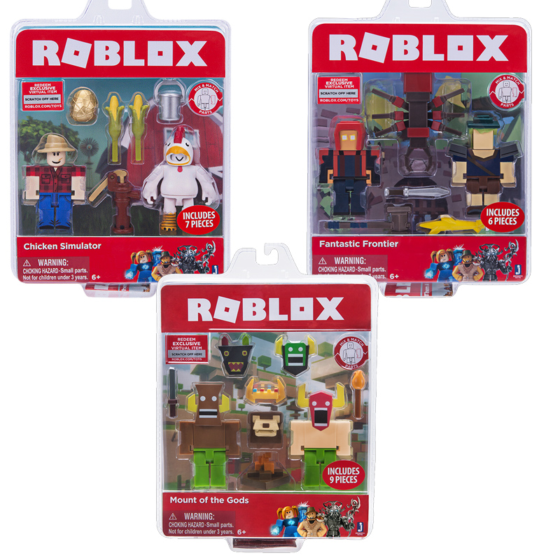 Set Figoyres Roblox Me A3esoyar Seira 5 3 Sxedia Jazwares 10743 10776 10746 Toysforkids E Shop - roblox mount of the gods game or chicken simulator 10725j